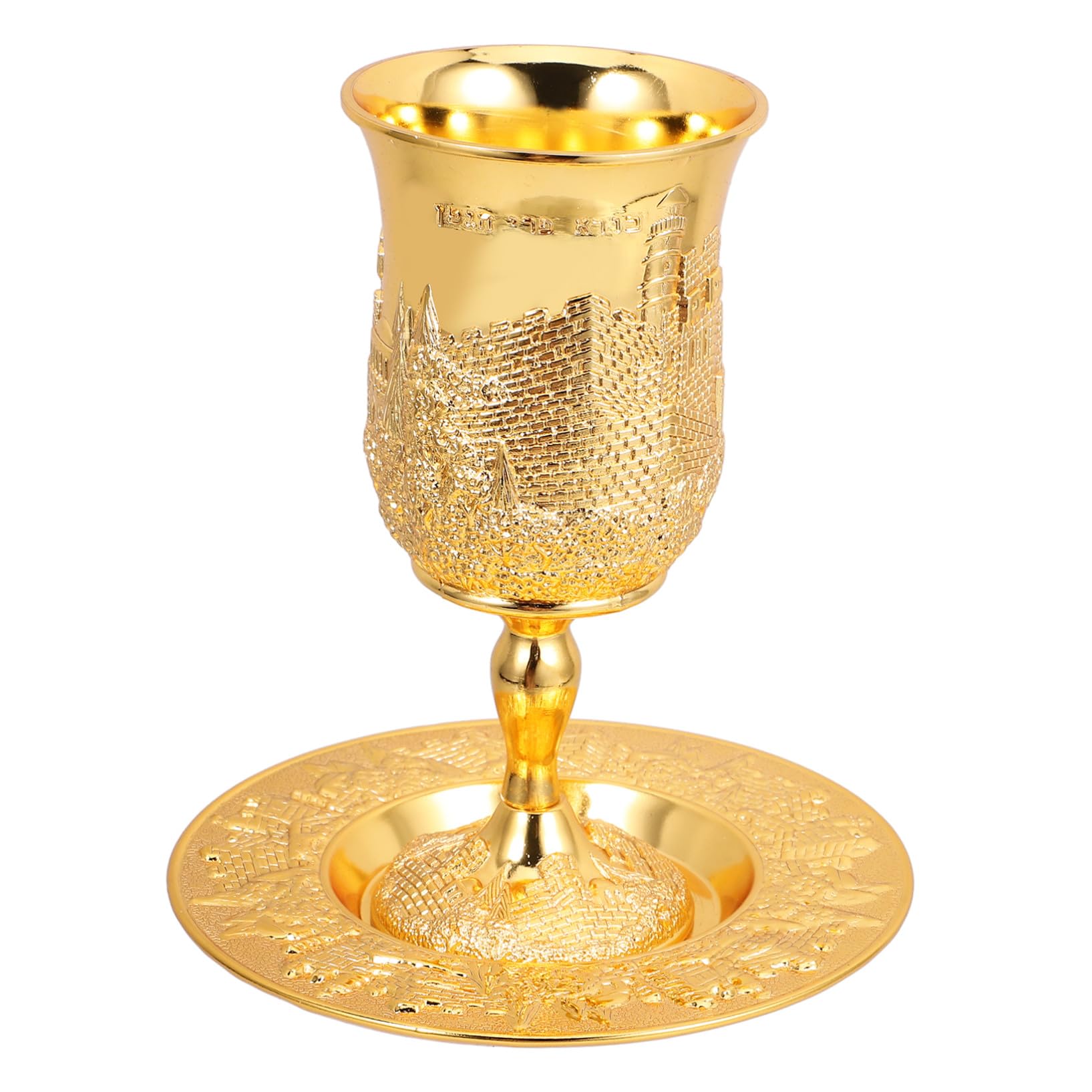 Coupe de Kiddush dorée POPETPOP pour illuminer vos repas de fête