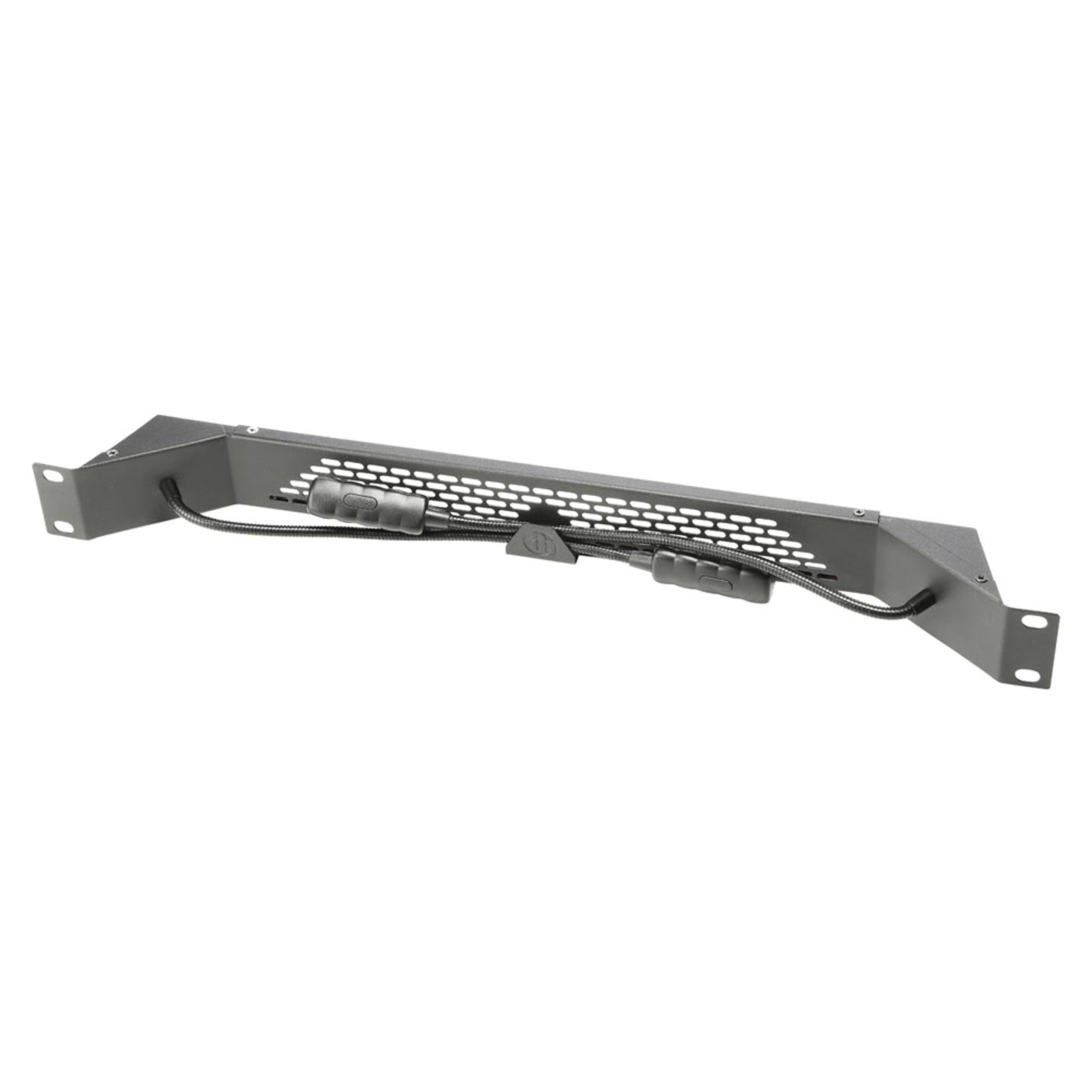 Adam Hall 19" Parts 87463 ULTRA - Luce rack a LED COB bianco freddo con due colli di cigno
