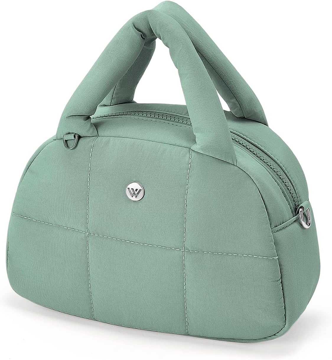 WESTBRONCO Small Puffer Crossbody Bags for Women Puffy Nylon Shoulder Bag Womens Quilted Handbags with Chain Strap for Daily - Image 6