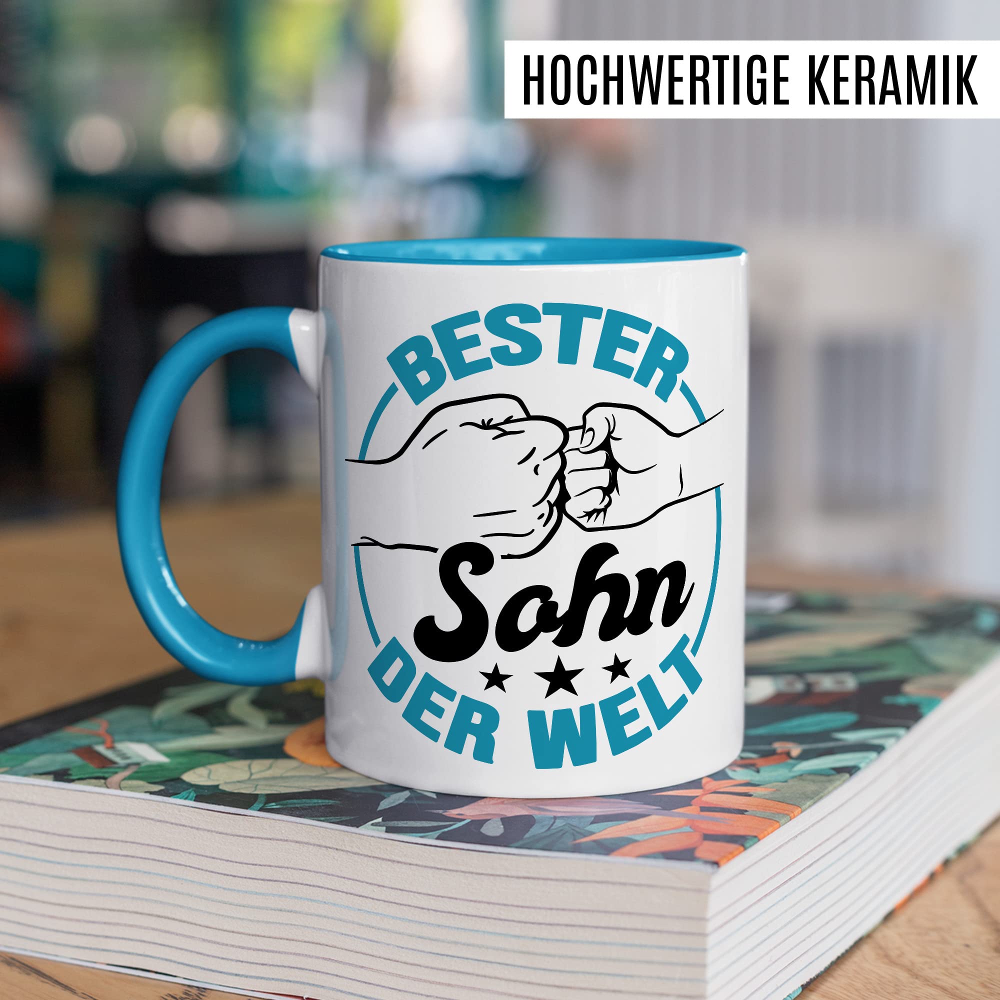 Tazza con scritta in lingua tedesca Beste Tochter der Welt, per compleanno, mamma, papà, idea regalo per genitori, figlie, famiglia
