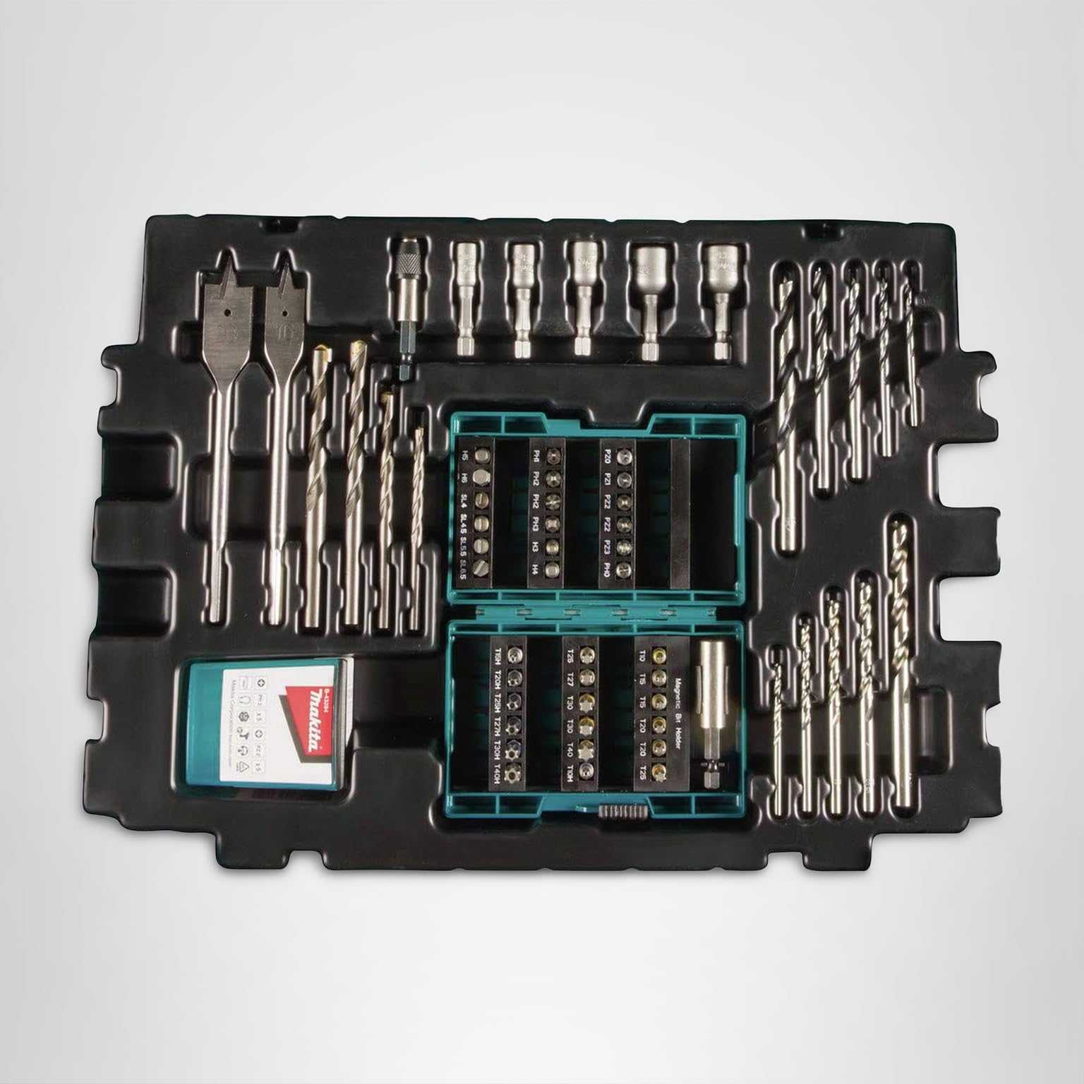 Amazon.co.jp: マキタ(Makita) 69本 メートルドリル&スクリュービット