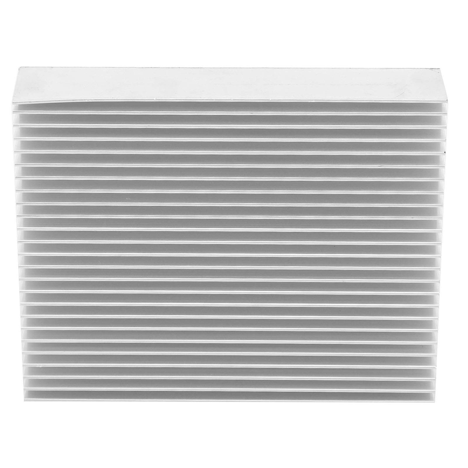 1Pc Aluminum Heat Sink Module Cooling Fin Heat Sink for High Power Transistor Semiconductor Devices with 16pcs Fins 3.93(L) x 3.93(W) x 0.7(H)/100mm(L) x 100mm(W) x 18mm(H