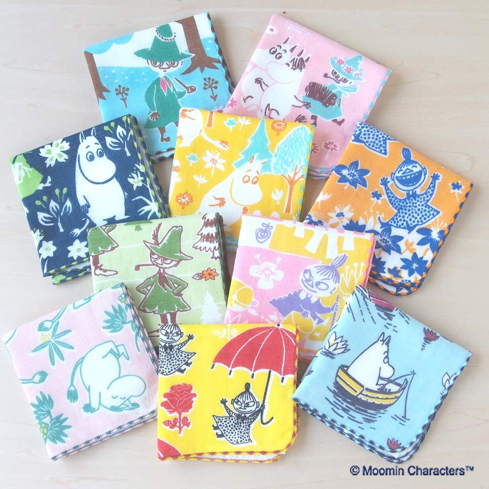 ユキエモン　ガーゼハンカチ　タオル Amazon.co.jp: [ミヤモトタオル] JIKAN STYLE MOOMIN ムーミン