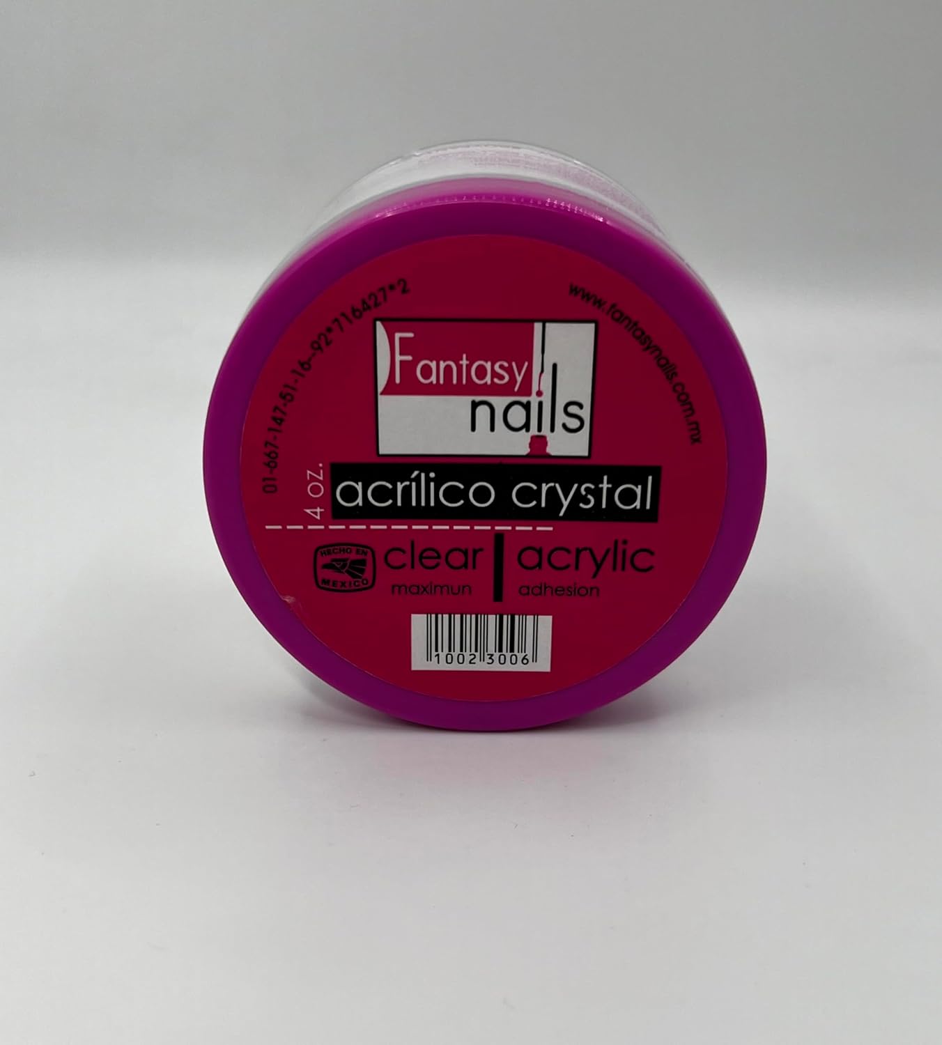 Fantasy Nails Clear Acrylic Crystal Powder, 4 oz