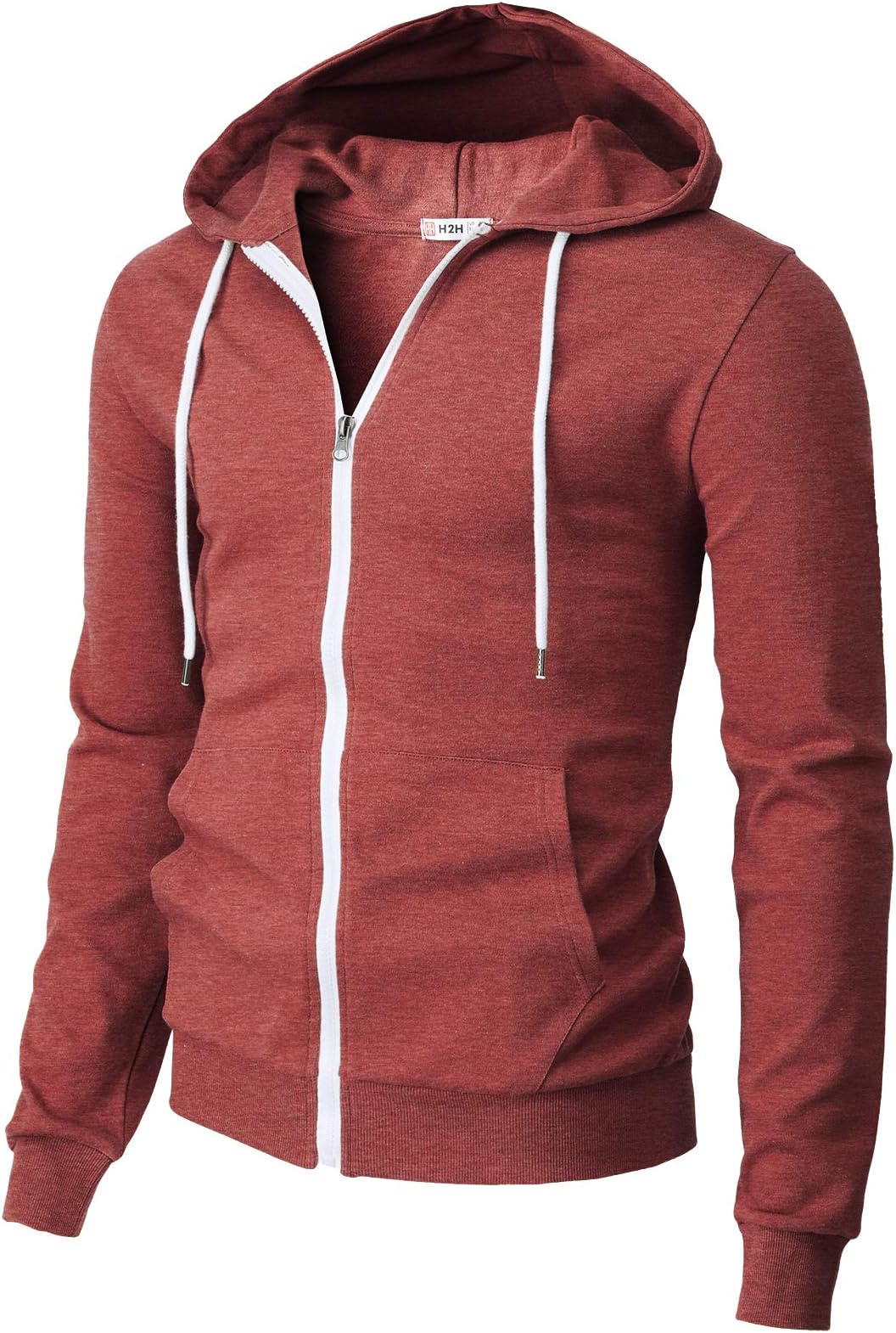 adidas red zip hoodie