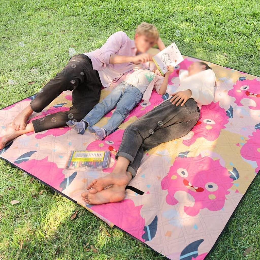 Koc Piknikowy Mata Piknikowa Bardzo Duży Wodoodporny Koc Plażowy Piaskowy Koc Piknikowy Szybkoschnąca Mata Piknikowa Koc Plażowy Do Parku(B)