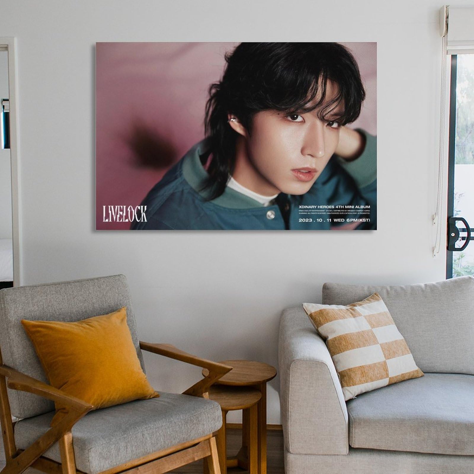 Korean Idol Xdinary Heroes Junhan Poster Kpop Livelock Version 2