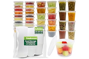 Freshware 60-Piece Food Storage Containers with Lids