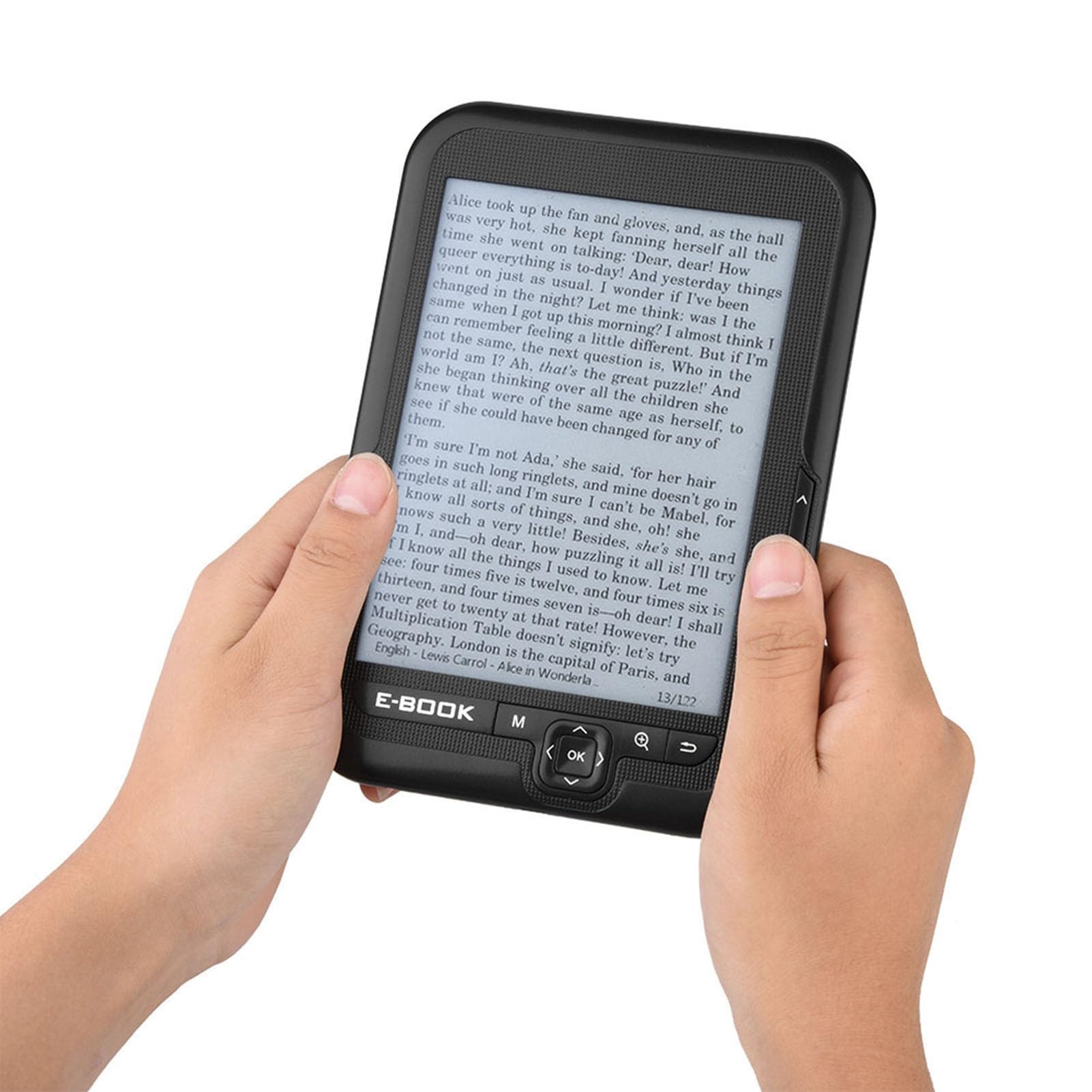6 ”EREDER, Rozdzielczość 600 X 800 300DPI Przenośny Czytnik Ebooków, pamięć 16 GB, Obsługa Rozszerzonej Pamięci 32 GB (16G) (16G) (8G)