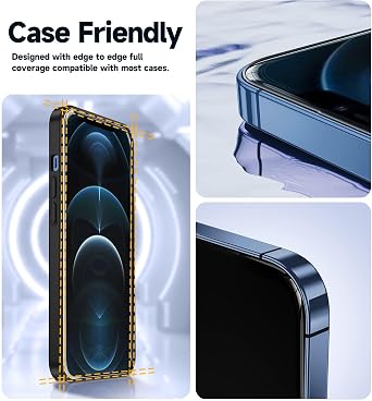 MAGIC JOHN 2 Pack for iPhone 12 Pro Max Screen Protector