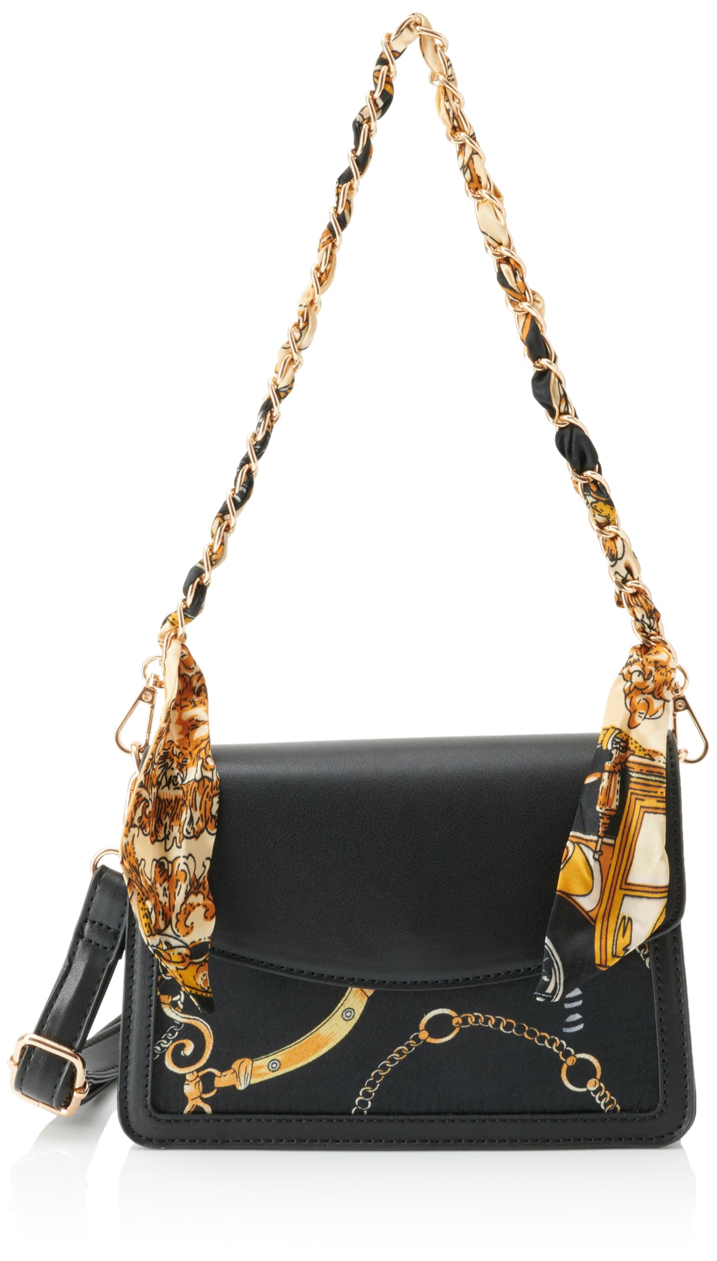 faina Women's Shoulder Bag, Black Multi-Coloured, One Size