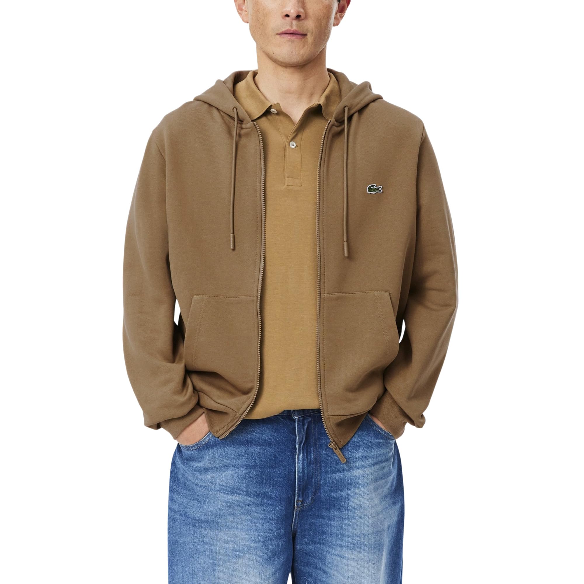 Lacoste Men's Classic Fit Zipped Fleece Sweatshirt