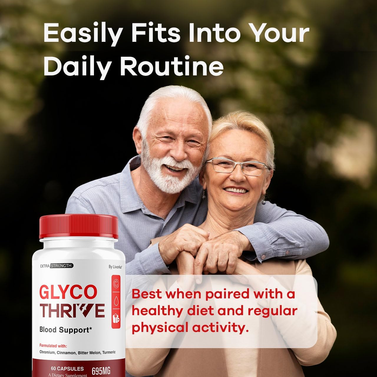 (5 Pack) Glyco Thrive Capsules - Official Glyco Thrive Premium Blood Support All Natural Advanced Formula Pills, GlycoThrive Maximum Strength Vitamins for Health & Wellness, 300 Capsules for 5 Months - Image 6