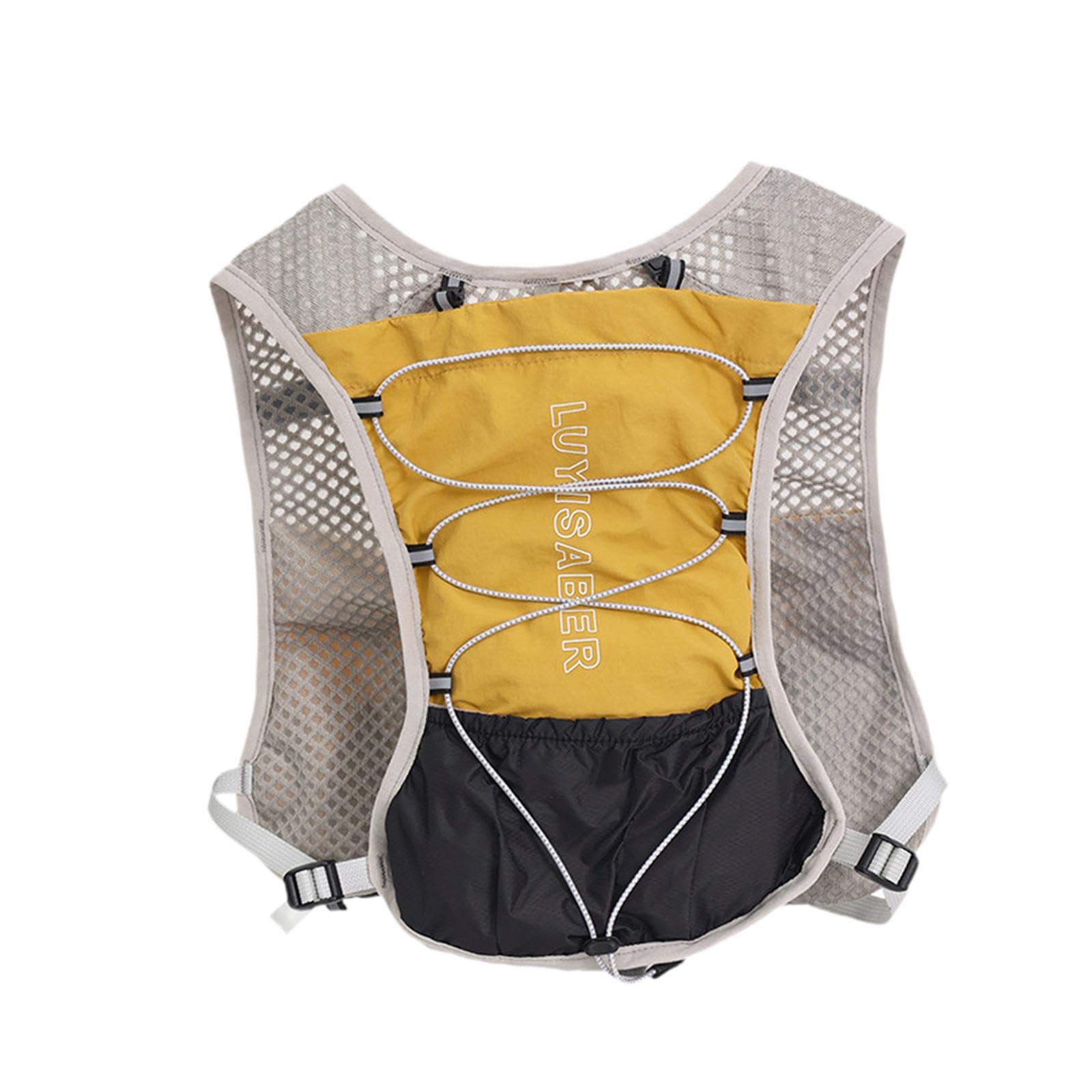 Ojiva® Running Vest Breathable Portable Hydration Backpack for Hiking | This Running Vest Pack Features An Elastic Compartment At The Back, Which Is Nice For Storing Your Towel And Other Items-image-7