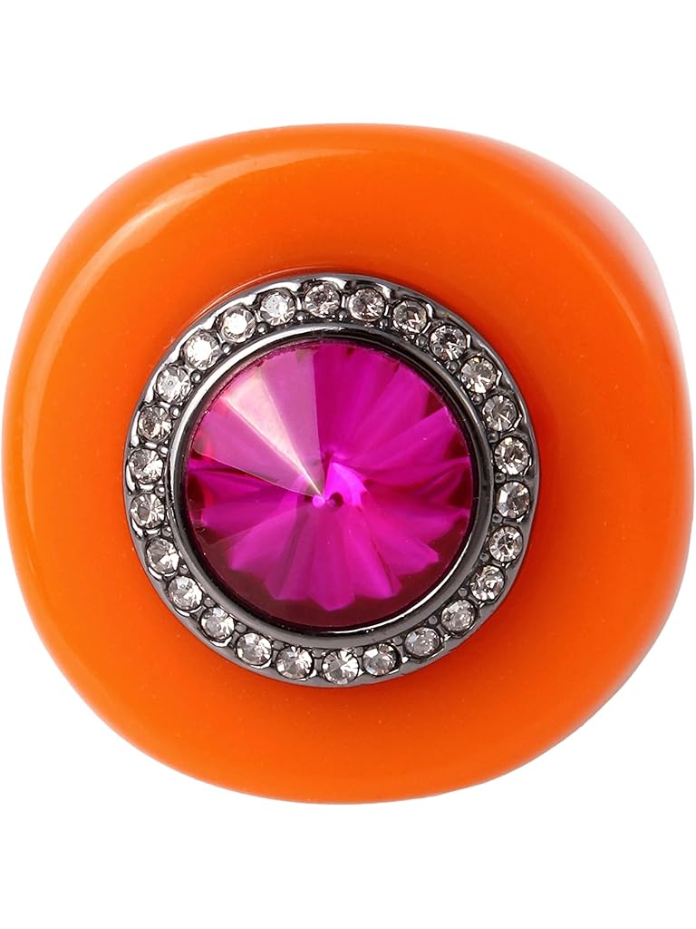 Kurt Geiger London Round Stone Resin Statement Ring