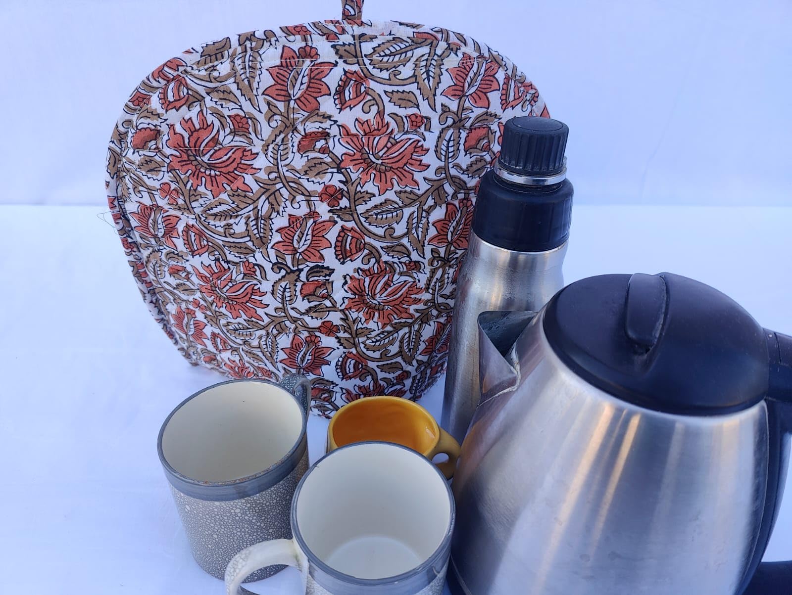 Fashionmart Mandala Tea Cozy Cover Hand Block Winter Tea Cozy Cotton Tea Kettle Warmer Pot Cover Hot Coffee Cover Handamde Kitchen D�cor (Pattern 20) 4
