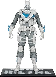 McFarlane Toys DC The Grim Knight Black and White Figure with Accent Gold Label, 7-Inch