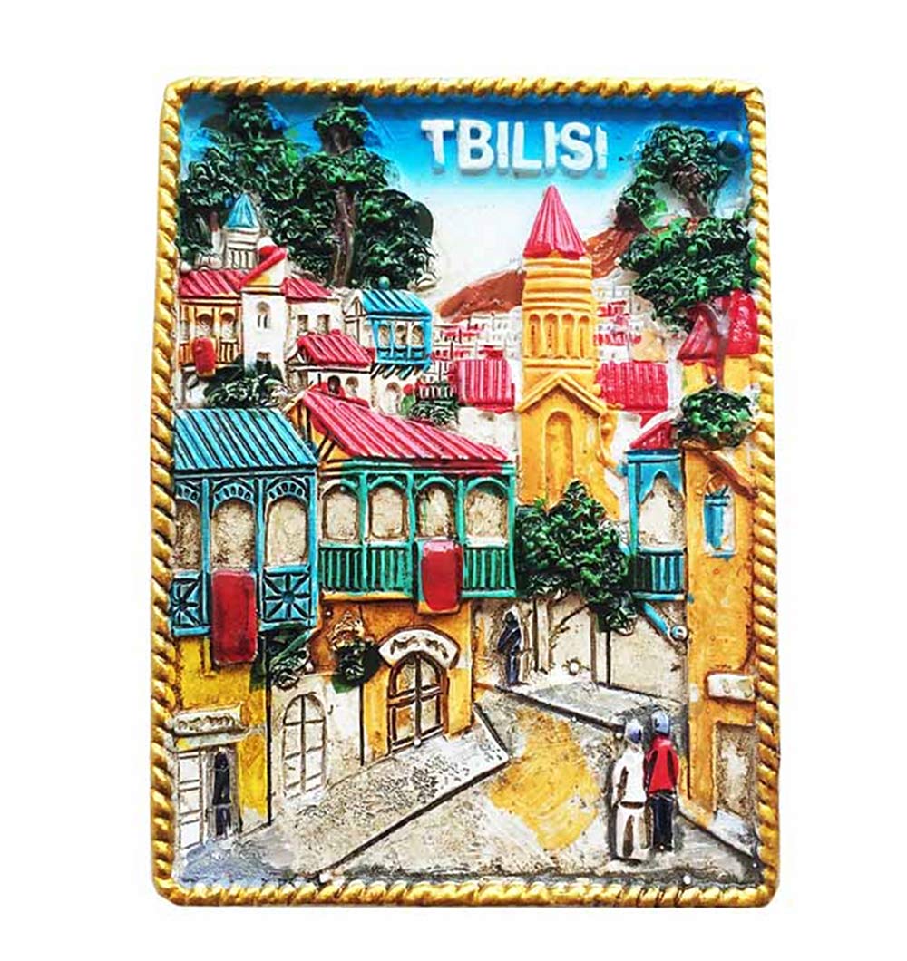Muyu Magnet Tbilisi Georgia 3D Fridge Refrigerator Magnet Souvenir Gift Home Kitchen Decoration Magnetic Sticker Collection
