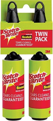 Scotch-Brite Mini rodillo de pelusa blanco 2 rodillos en total
