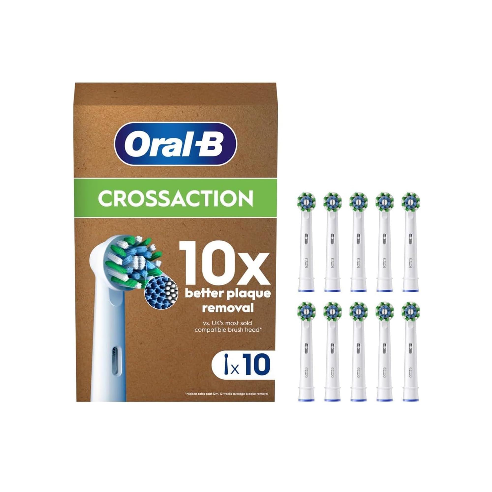 Amazon.com : Oral-B Pro Cross Action Toothbrush Heads for Electric