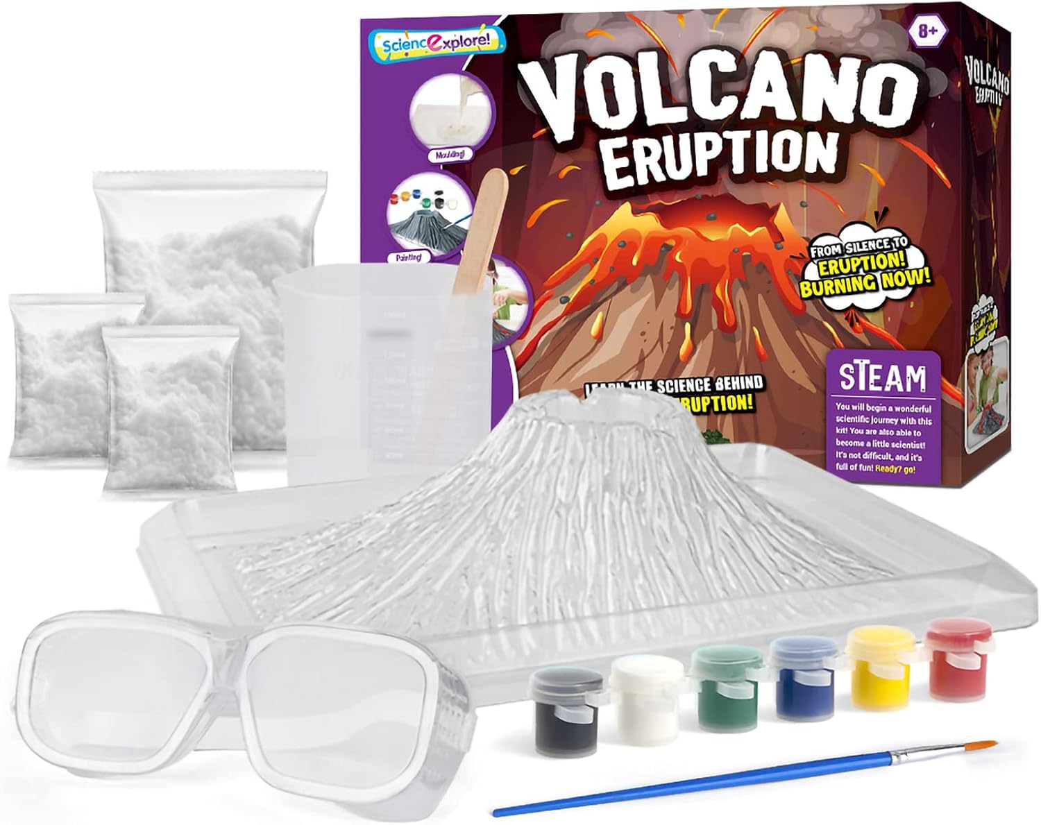 Rokj 火山噴火キットstem化学科学実験教育クラフトdiyプロジェクトキットラボ実験用品学生のための遊びと学習科学愛好家 驚きの価格が実現 Rokj 火山噴火キットstem化学科学実験教育クラフトdiyプロジェクトキットラボ実験用品学生のための遊びと学習科学愛好家 驚きの価格が実現