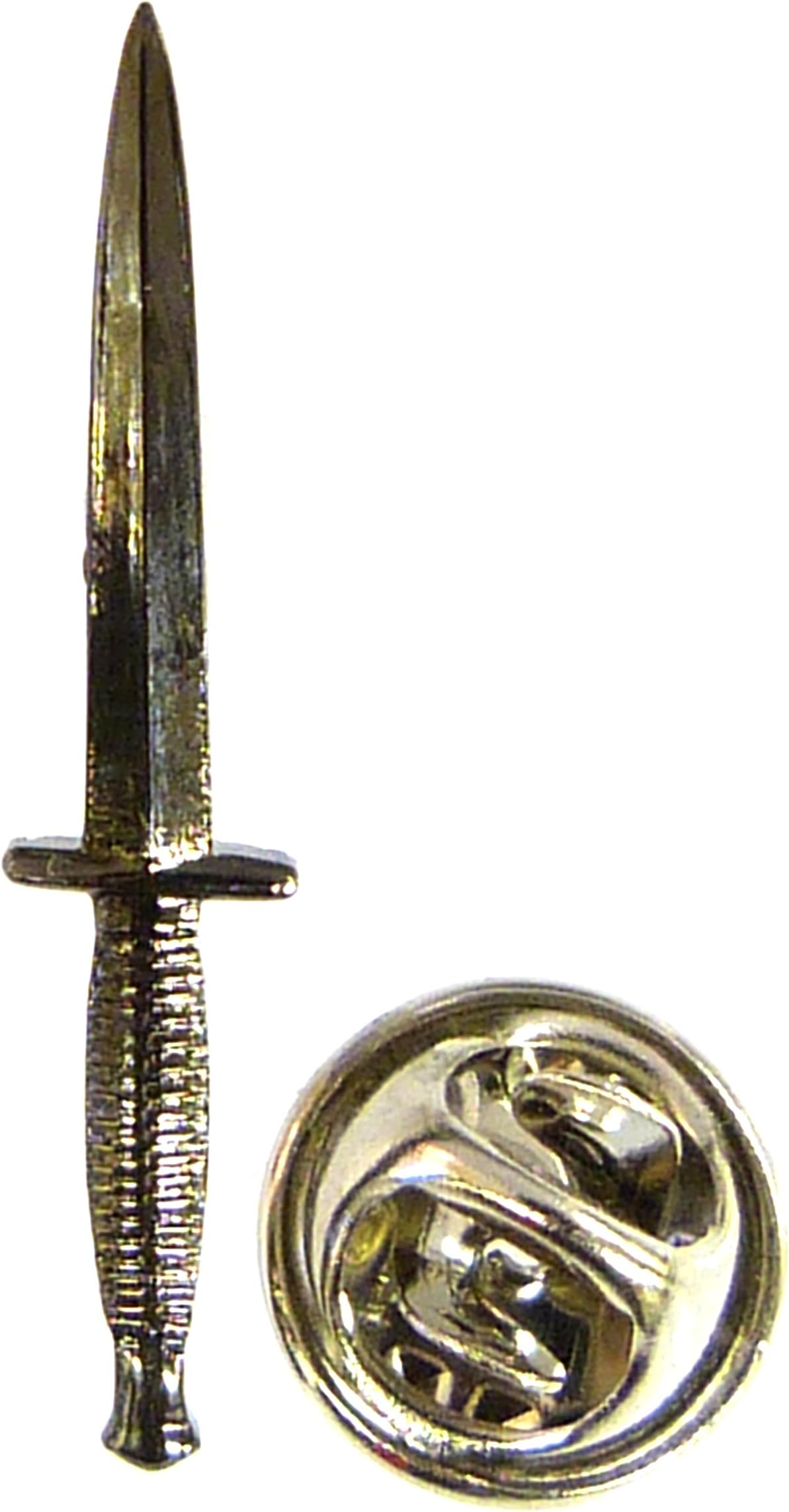 Royal Marines Commando Dagger Lapel Pin Badge Bronzed