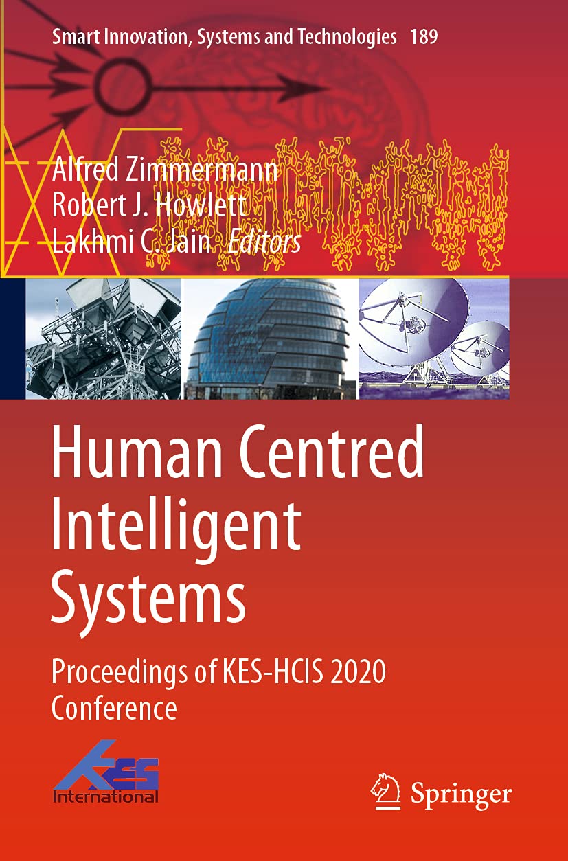 Human Centred Intelligent Systems: Proceedings of Kes-Hcis 2020