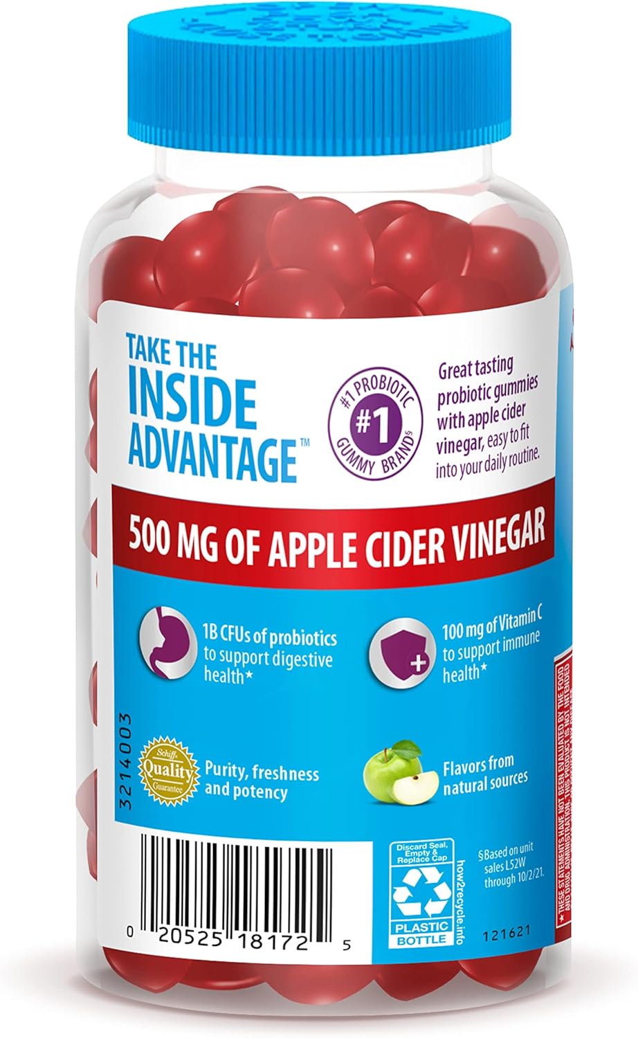 Buy Digestive Advantage Probiotic Gummies with Apple Cider Vinegar for