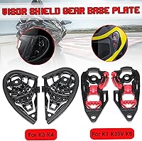 Vista 5 de Shkalacar Lente de casco de motocicleta, visera de casco de repuesto completo para casco de moto K1 K3SV K5