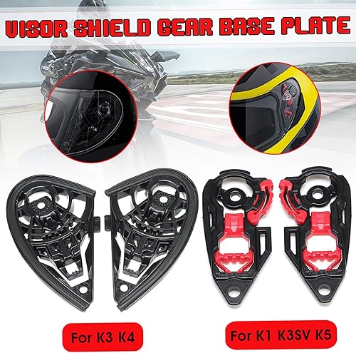 Miniatura 5 de Shkalacar Lente de casco de motocicleta, visera de casco de repuesto completo para casco de moto K1 K3SV K5