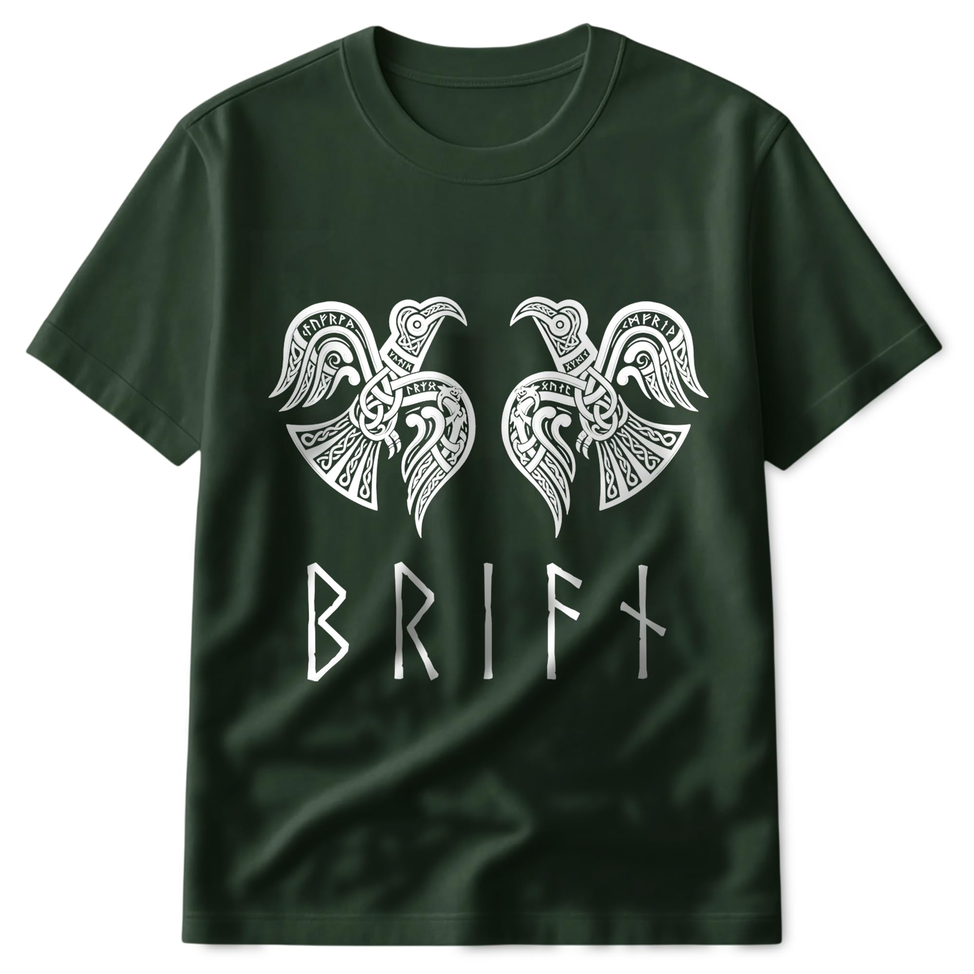 Personalized Viking Runes Shirt with Name in Norse Rune Alphabet, Unisex Norse Mythology T-Shirt Sweatshirt Hoodie