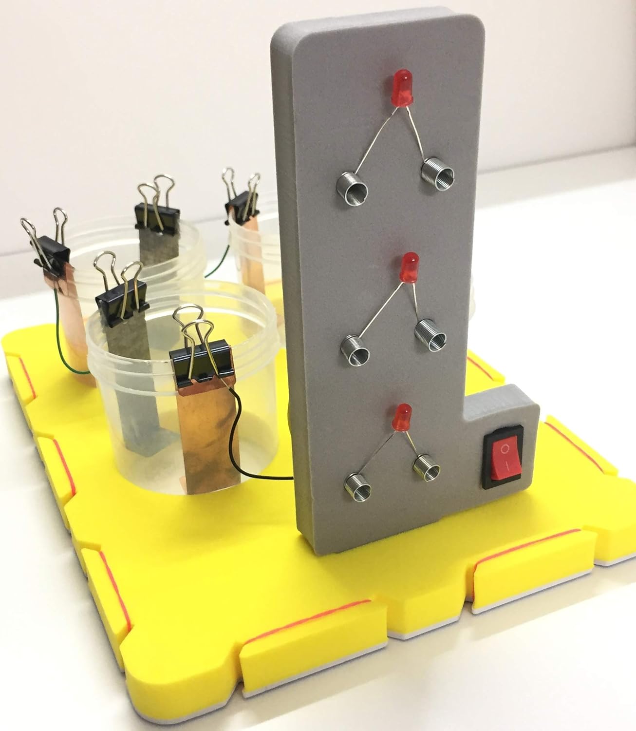 Salt Water Battery Science Experiment STEM Based DIY Activity Kit for Kids Age 10+, Understanding Electrochemistry Salt Water Battery Science Experiment STEM Based DIY Activity Kit for Kids Age 10+, Understanding Electrochemistry