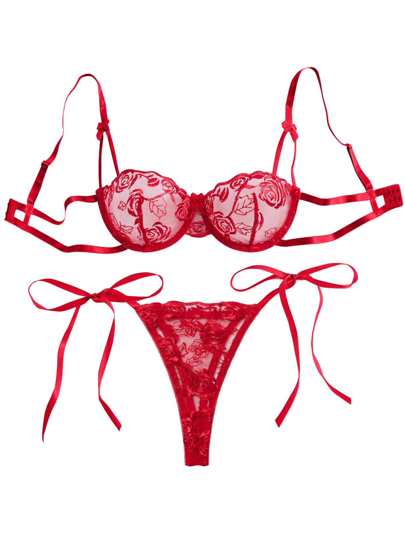 Lilosy Sexy Lingerie Set 2 Piece Women Bra and Panty