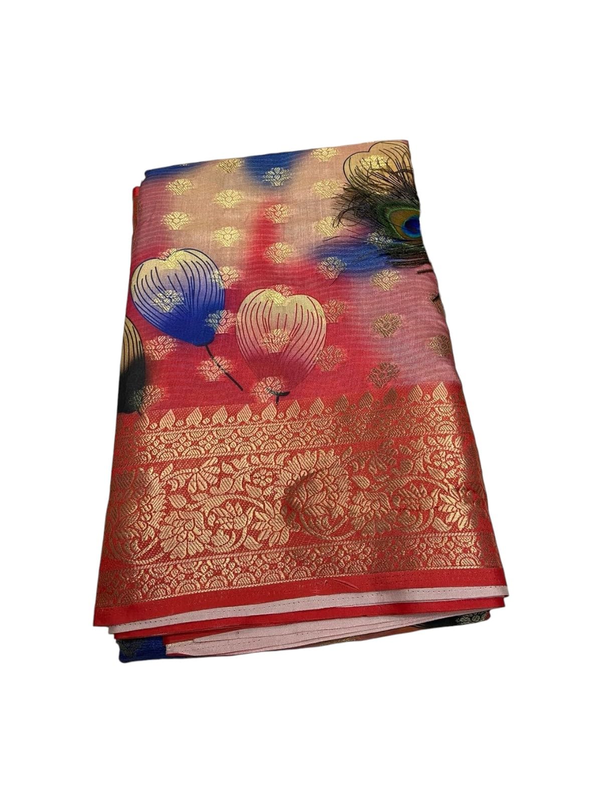 ayyappasilk Designer Digital Printed Georgette Brocade Saree for Women Elegant Zari Work Border-picture-17