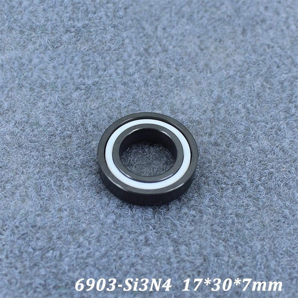Práctico 6903CE 6903 cojinete de cerámica Completo (1 PC) 17 * 30 * 7 mm Si3N4 Todo el Material de nitruro de silicio rodamientos de Bolas de cerámica 6903