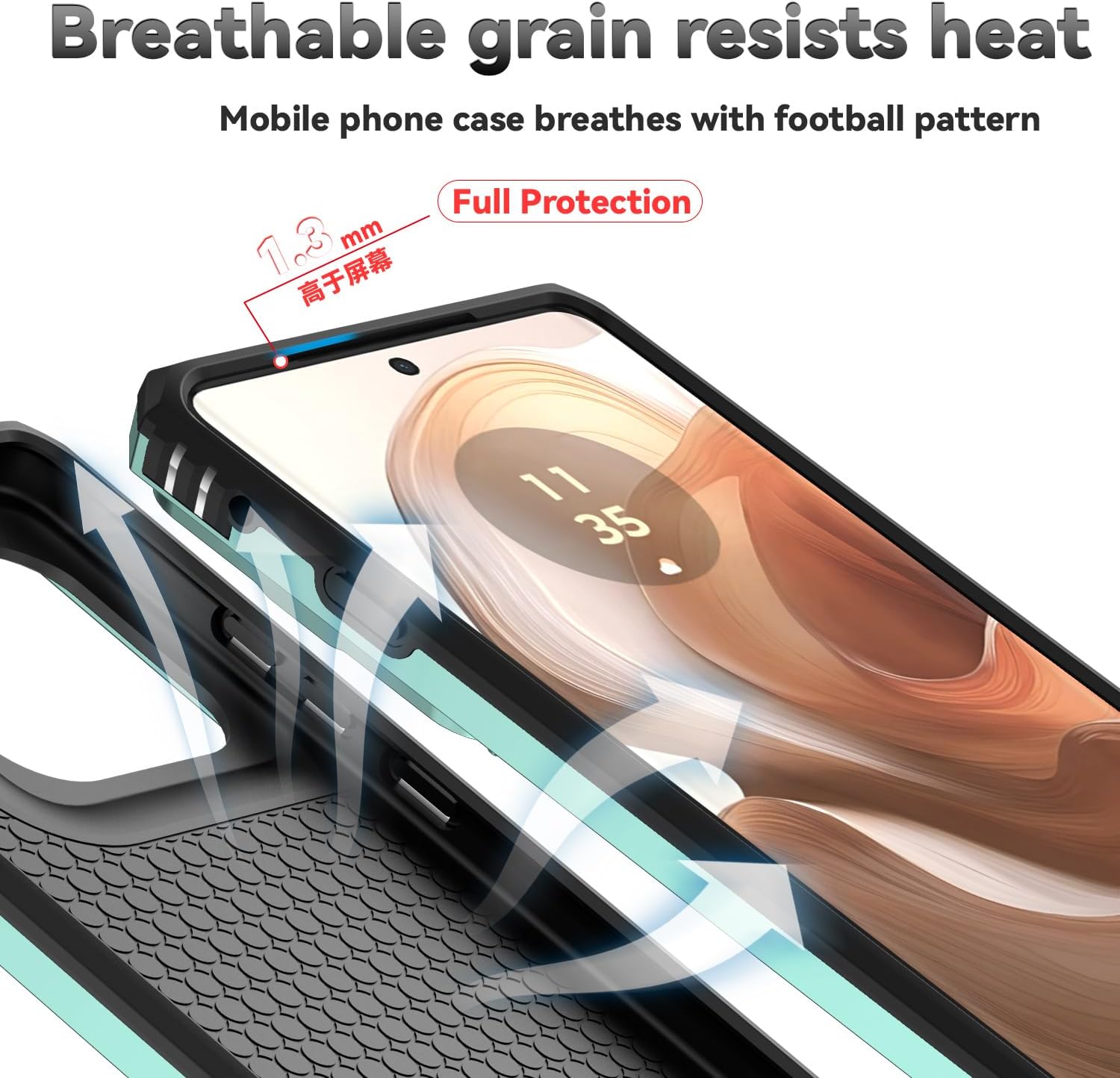 for Motorola Edge 2025 Case, with Camera Lens Cover Screen Protector,Dual Layer Military-Grade Drop Tested Magnetic Ring Holder Kickstand Protective Phone Case for Motorola Moto Edge 2025 (Dark Green) - Image 9