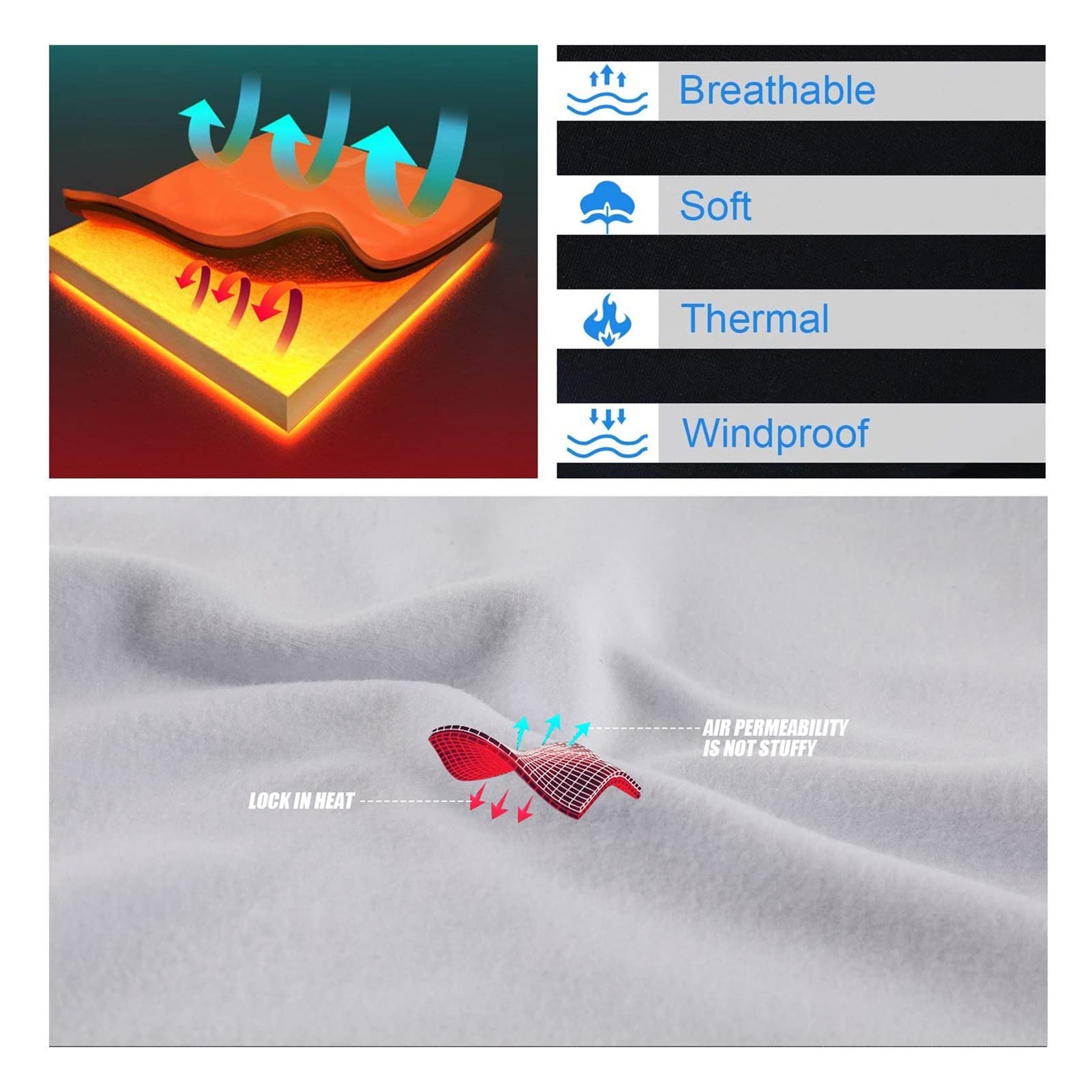 3D más cálido Cuello Termal de vellón Medio mascarilla de Tubo de Tubos Deportes Skiing Snowboard Snowboard Bandana for Mujeres Bufanda Invierno