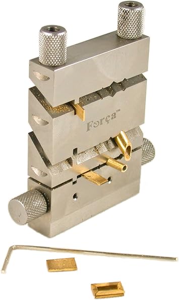 Forca RTGS-405 Jewelry Joint Miter Tubing Cutting Jig Vise - 45o / 60 o / 90 o / 120 o & 135o Degree Angle Cutter Tool