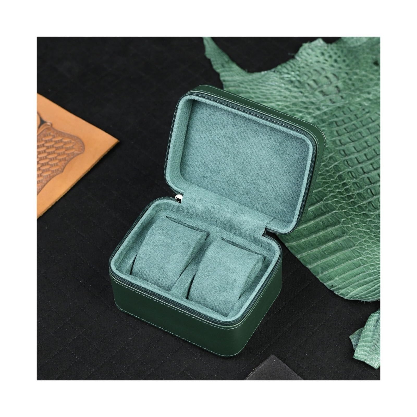 ANVLOJRIH Watches Box Watch Storage Box Portable Travel Jewelry Box Watch Storage Box Watch Box(D)