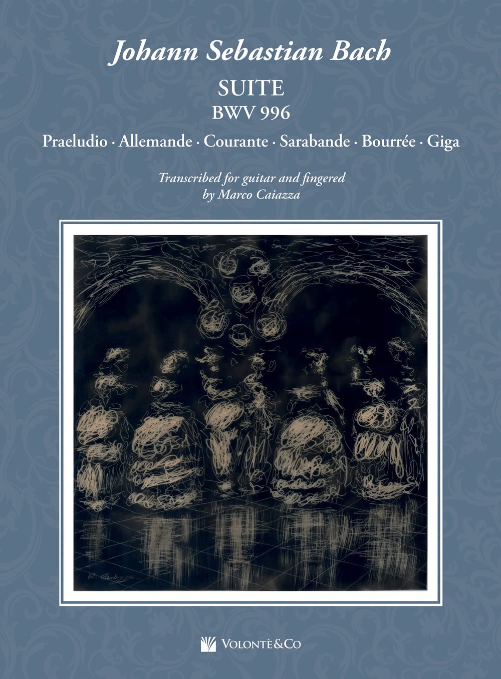 Johann Sebastian Bach. Suite Bwv 996. Praeludio. Allemande. Courante. Sarabande. BourréE. Giga - 4