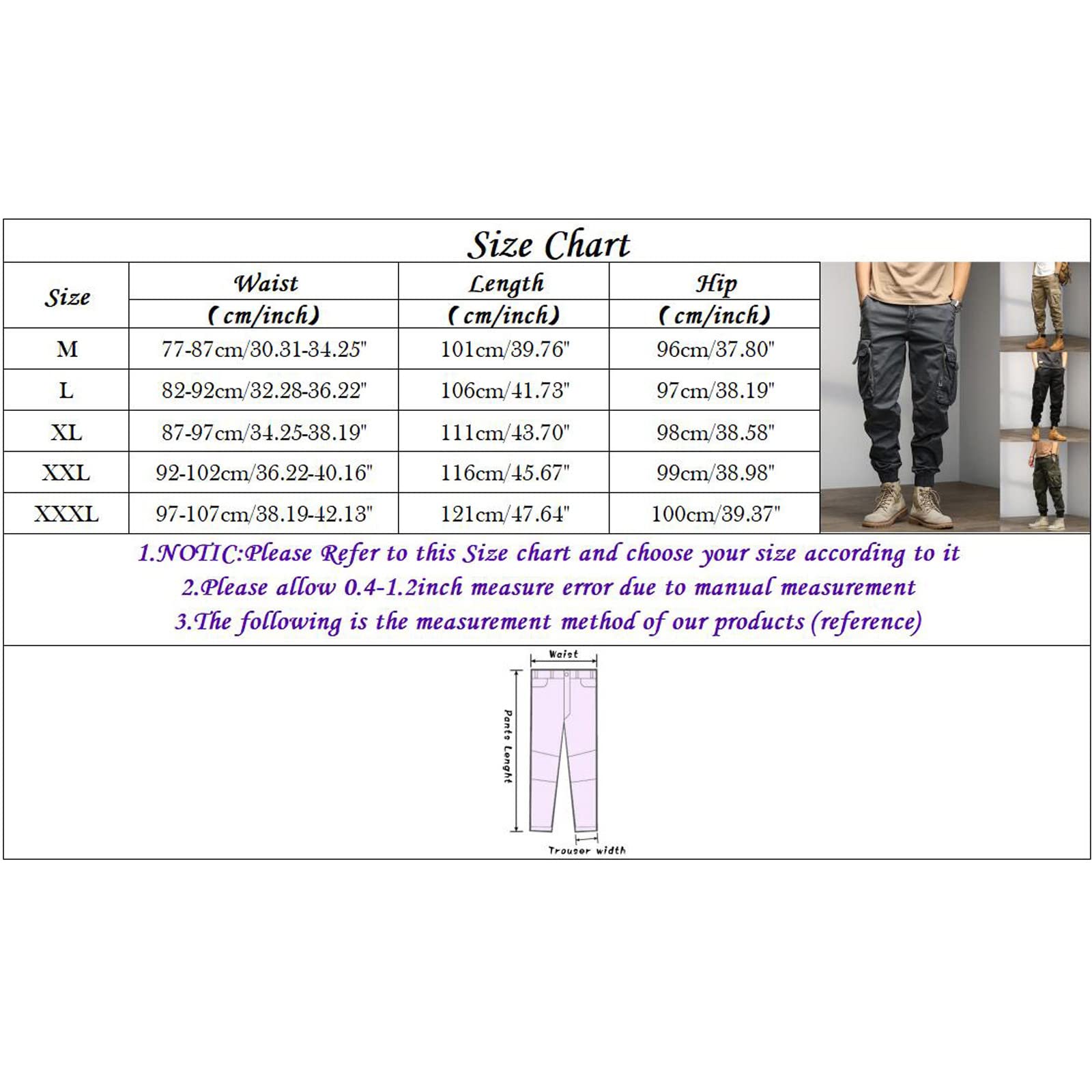 Pantalones cargo para hombre, pantalones de chándal para hombre, de algodón, pantalones de deporte, informales, holgados, pantalones de ocio, cintura elástica con cordón, pantalones de chándal con