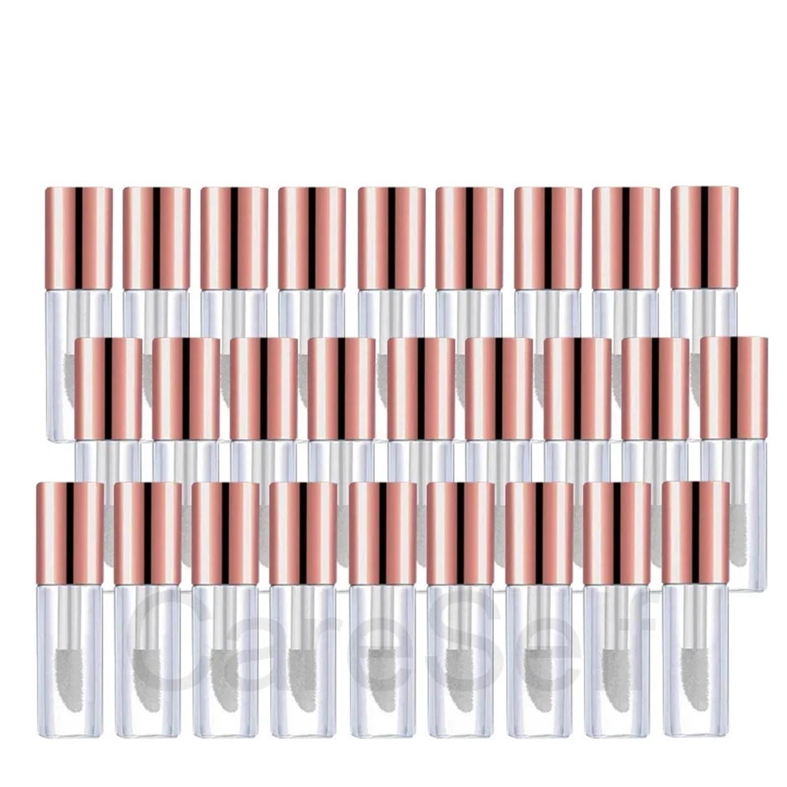 GIUPLOKID Empty Lip Balm Container, 2ml Empty Lipstick Tubes With Cap Multicolor 50pcs(2ml Pink)