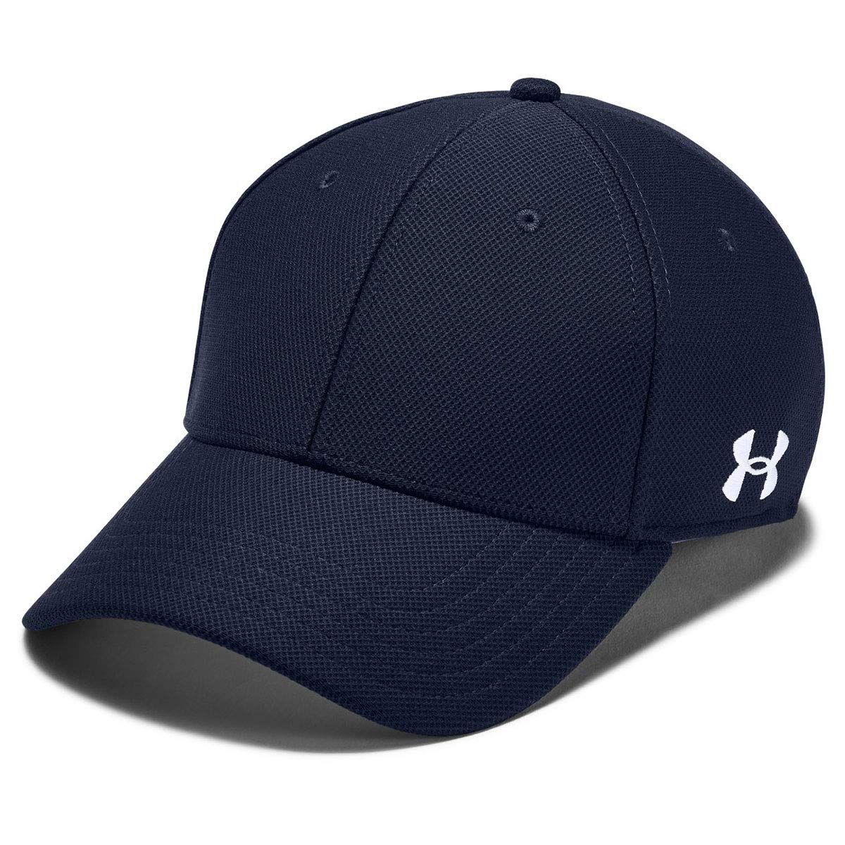 Under Armour Men's Blank Blitzing Cap, Midnight Navy (410)/White, X-Large/XX-Large