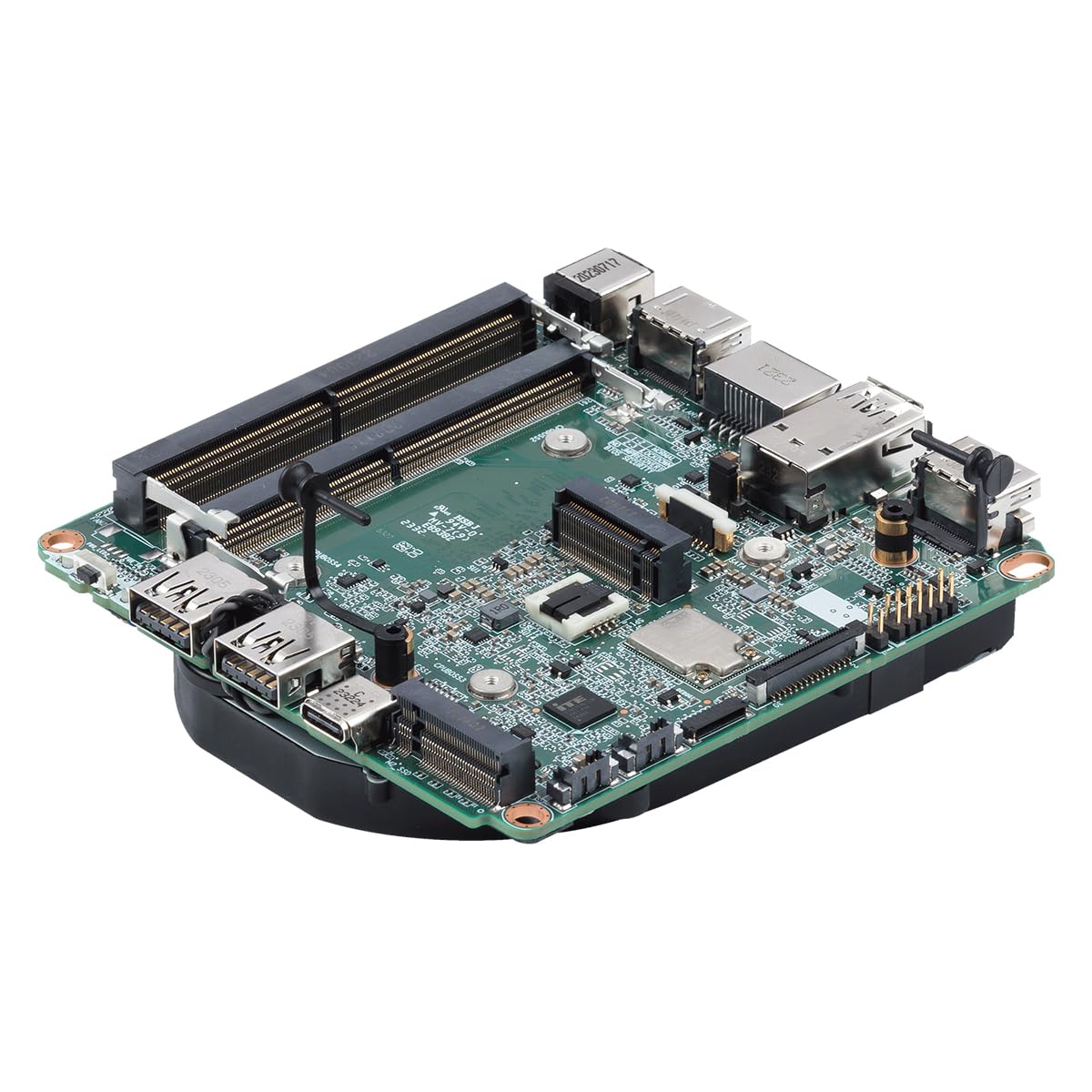 Mini PC NUC14 Pro con Intel Core Ultra 5 125H, grafica Intel Arc, supporta fino a 96 GB di RAM DDR5, Dual Thunderbolt 4, display Quad 4K, 2.5G LAN, WiFi6E (Slim, Barebone)