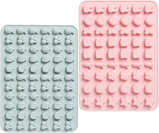 Mini owoc silikonowa foremka do cukierków wielokrotnego użytku nieprzywierająca zwierzę kształty cukierków klasy spożywczej ciasto silikonowa forma do dekoracji cukierków gumowe czekolady formy do kostek lodu do samodzielnego wykonania miękkie cukierkowe galaretki ciasteczka 2 sztuki