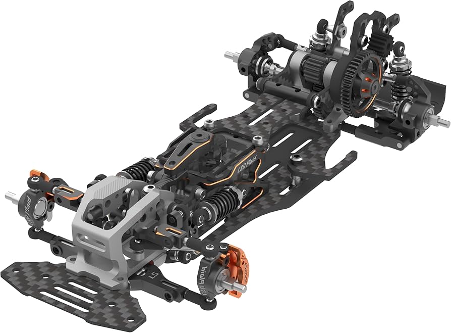 Amazon.co.jp: P.D LS Studio LSD 1/24 RWD ドリフトカー シャーシ