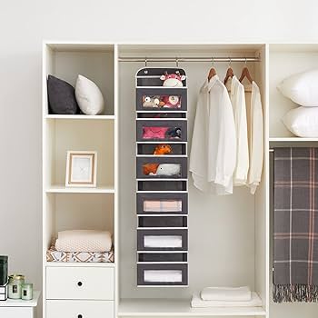 YOUDENOVA Over Door Storage Organizer With 6 Clear Window