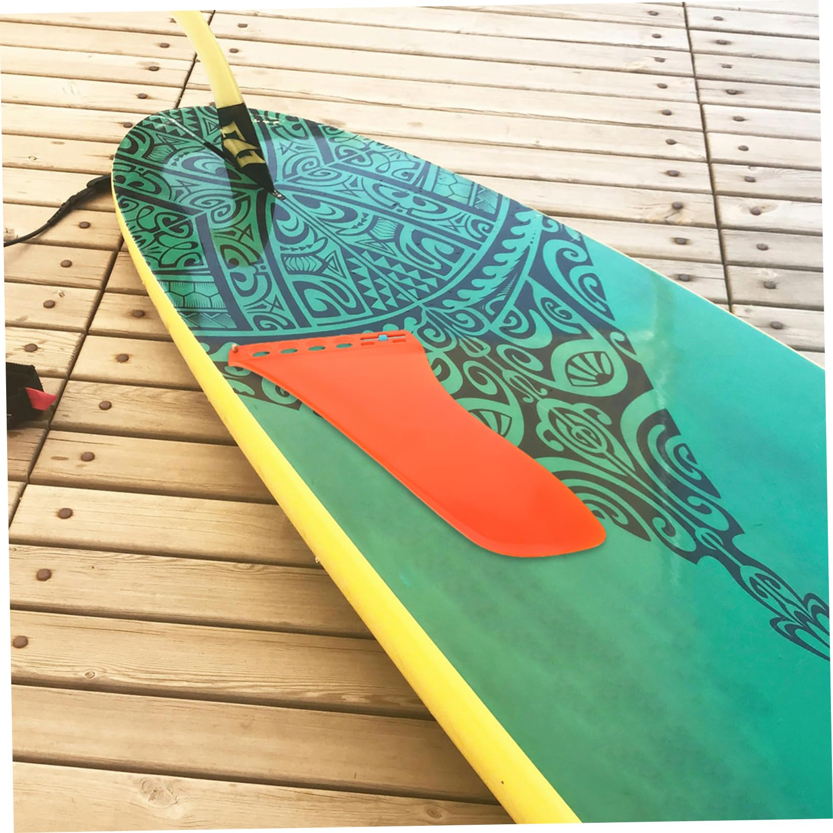 WOONEKY Ailette Amovible pour Planche de Surf et Paddle Board, Stabilisateur d'eau à Pagaie en Nylon et Fibre, Installation Facile, Séparateur d'eau pour Sport Nautique
