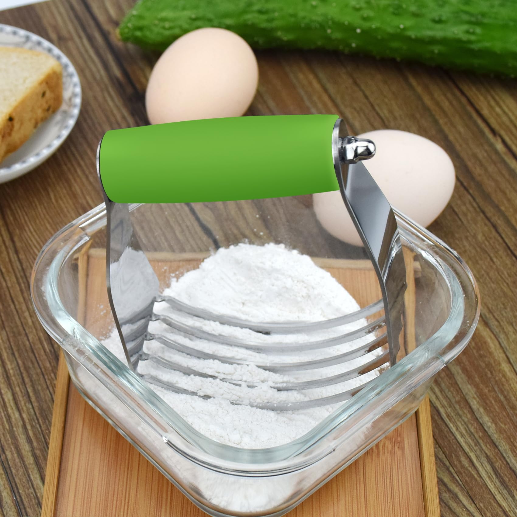 Dough Blender - Stainless Steel Butter Cutter -4