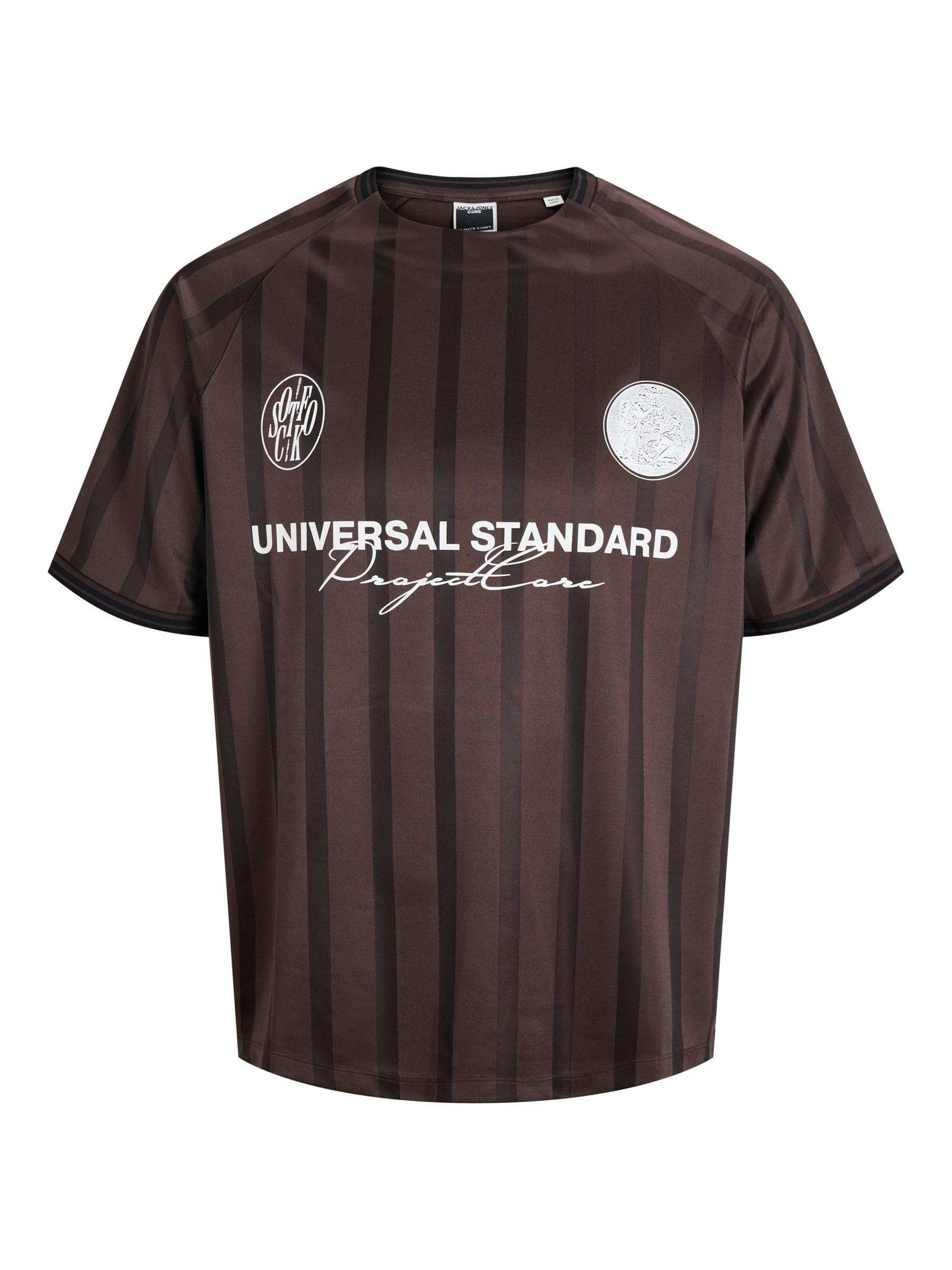 JACK & JONES Jcocover Retro Football Tee Ss Pls - Plus Size